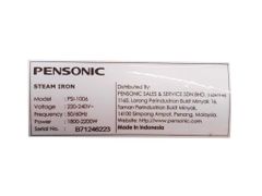  Bàn ủi hơi nước Pensonic PSI-1006 