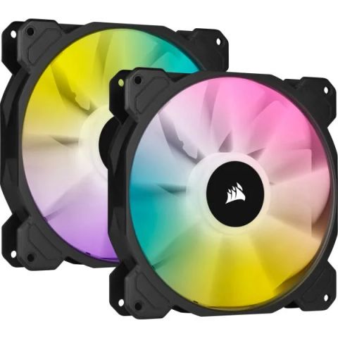 Bộ 2 quạt Corsair iCUE SP140 RGB Elite kèm Lighting Node CORE