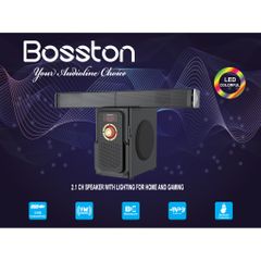 Loa Bosston T4000 Led Colorful 2.1 Bluetooth 