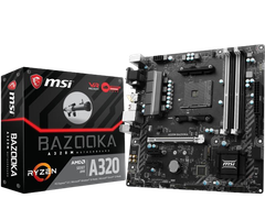 Mainboard Msi A320m Bazooka Adm Ryzen Socket Am4 (518el) 