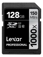  Lexar® Professional 1000X Sdhc™/Sdxc™ Uhs-Ii Cards 128Gb 