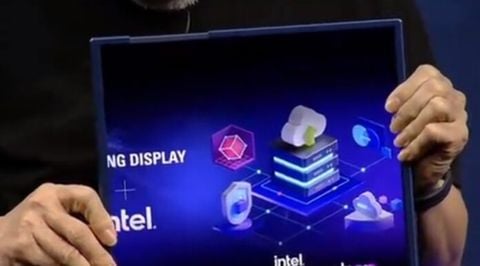 Intel Hợp Tác Samsung Ra Mắt Concept Máy Tính Màn Hình Cuộn Siêu Ảo