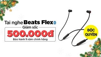 Độc quyền: Tai nghe bluetooth Beats Flex giảm thẳng online 500k, hàng ngon giá hời thế này mà bỏ qua là tiếc lắm đấy