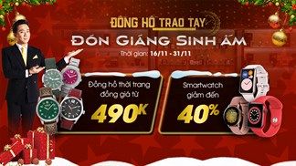 Mừng giáng sinh ấm cận kề, loạt đồng hồ thời trang chất lừ đang sale sốc đến 60% quá hấp dẫn, đừng bỏ lỡ cơ hội này