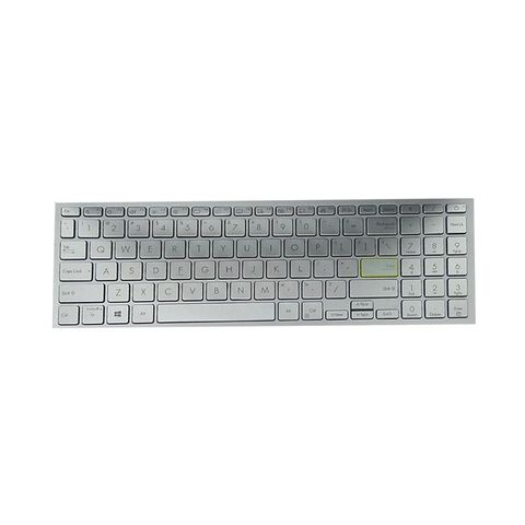 Bàn Phím Laptop Asus X521, S533 Led, Màu Bạc