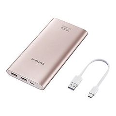  Sạc Dự Phòng Samsung EB-P1100 Vàng Hồng 10000mAh Quick Charge 2.0 