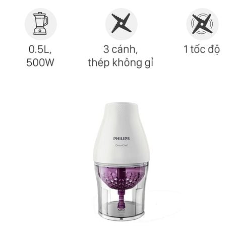 Máy xay thịt mini Philips HR2505