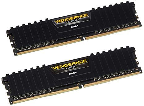 Vengeance® Lpx 8Gb (2X4Gb) Ddr4 Dram 2400Mhz C14 - Black