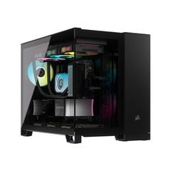  Vỏ máy tính Corsair 2500X Tempered Glass mATX Mid-Tower, Black 