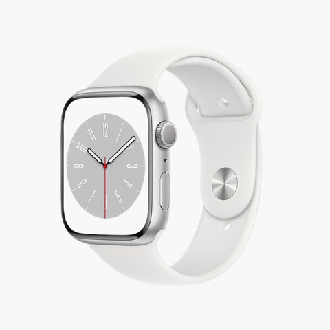 Đồng Hồ Apple Watch Series 8 41mm 4g Viền Thép Dây Cao Su