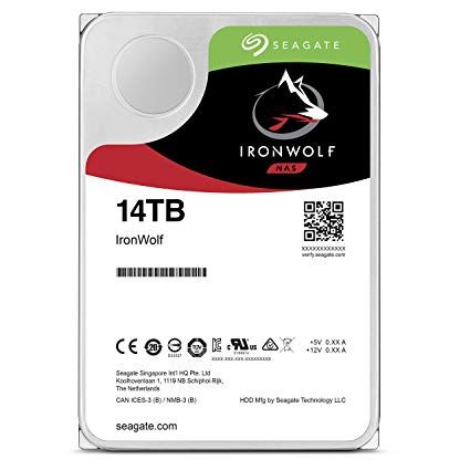 Hdd Seagate Ironwolf Nas 14Tb 3.5'' Sata 6Gb/S 7200Rpm Internal