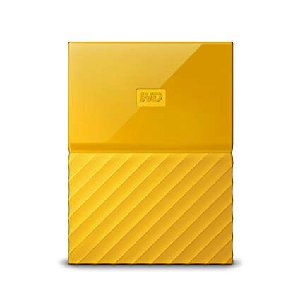 Hdd Wd My Passport Portable External Yellow 1Tb Usb 3.0