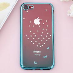  Ốp lưng iPhone 7 - iPhone 8 Nhựa dẻo Electroplate Diamond OSMIA CK160885 Xanh biển 
