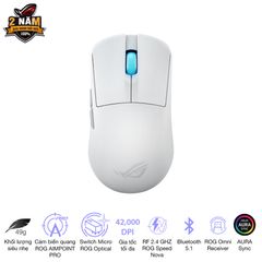  Chuột Gaming Asus ROG Harpe Ace Mini White 