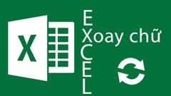  2 cách xoay chữ trong Excel 2007, 2010, 2013,... ngang, dọc, chéo 