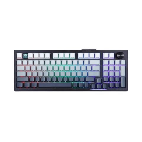 Bàn phím Darmoshark TOP 98 Tri-mode RGB Black Silver Switch