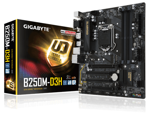 Mainboard Gigabyte Ga-b250m-d3h (rev. 1.0) Lga1151 _618s