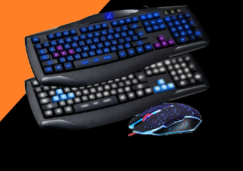 Keyboard + mouse G12 chuyên game (màu đen+có đèn)