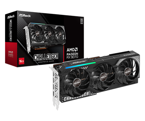 VGA ASRock AMD Radeon RX 9070 Challenger 16GB