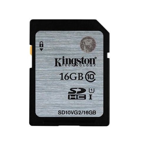 Sd Cards Kingston Class 10 Uhs-I Sdhc/Sdxc 16Gb  Sd10Vg2