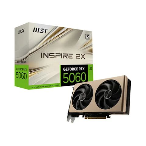 Card màn hình Msi GeForce RTX 5060 8G INSPIRE 2X OC 8GB GDDR7