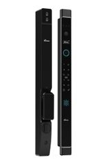  Khoá cửa nhôm vân tay Demax SL908 BL Face ID, Remote App Wifi, camera chuống cửa 