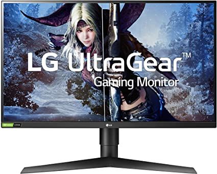 LG 27GL83A-B 27 Inch Ultragear QHD IPS 1ms NVIDIA G-SYNC Compatible