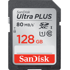  Sandisk Ultra Plus Sdhc/Sdxc Memory Card 128 Gb 