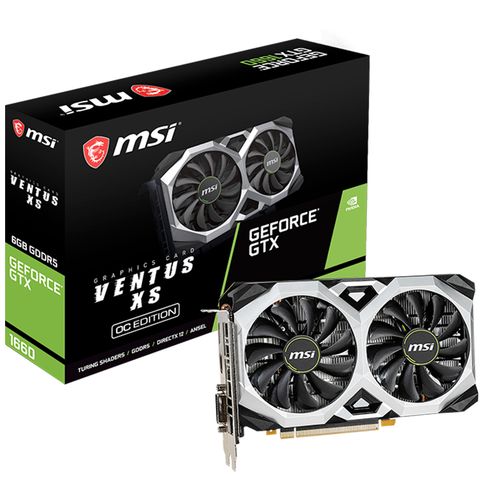 Vga Gtx 1660 Ventus Xs Ocv1 Msi 6Gb Gddr6