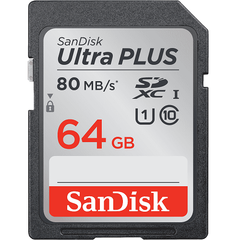  Sandisk Ultra Plus Sdhc/Sdxc Memory Card 64 Gb 