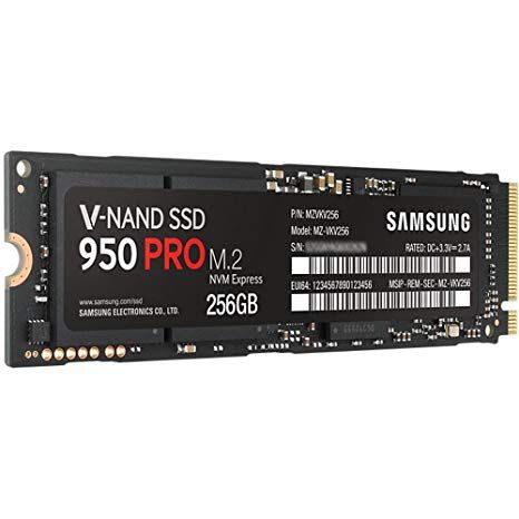 Ssd Samsung 256Gb 950 Pro Series-M.2 Nvme