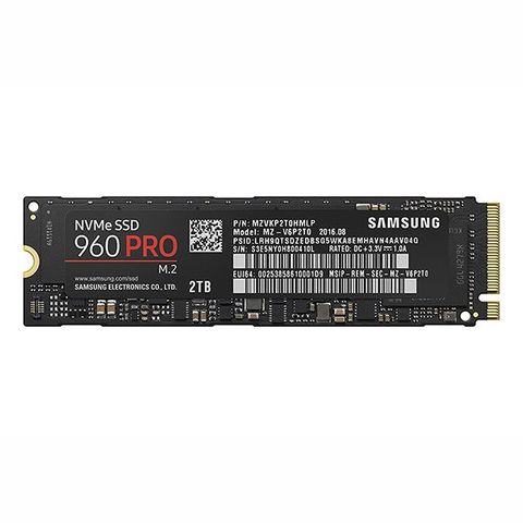 Ssd Samsung 960 Pro Series 2Tb (M.2 2280, Pcie 3.0 X4)