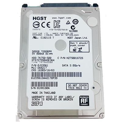 Hdd  500GB  Hitachi(Hsgt)   Sata