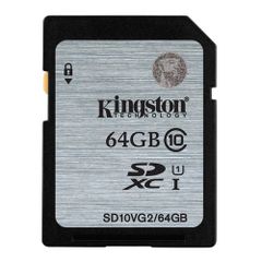  Sd Cards Kingston Class 10 Uhs-I Sdhc/Sdxc  64Gb  Sd10Vg2 