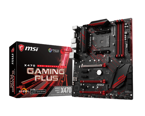 Mainboard Msi X470 Gaming Plus Amd® Ryzen Socket Am4 Atx