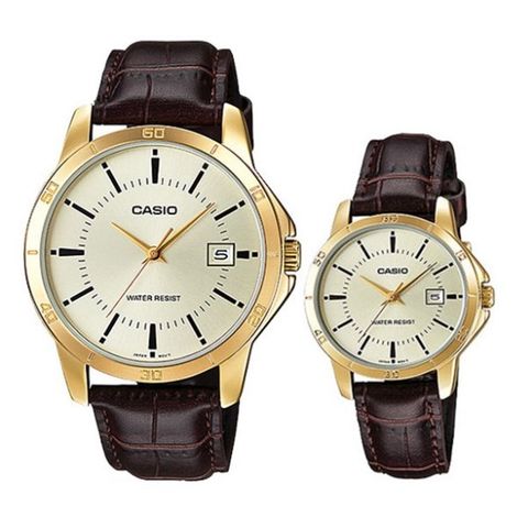Đồng hồ đôi Casio LTP-V004GL-9AUDF/MTP-V004GL-9AUDF