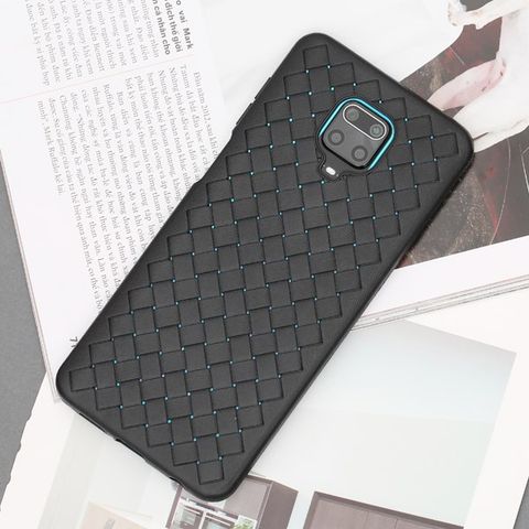 Ốp lưng Redmi Note 9s/ Note 9 Pro nhựa dẻo Woven OSMIA Đen