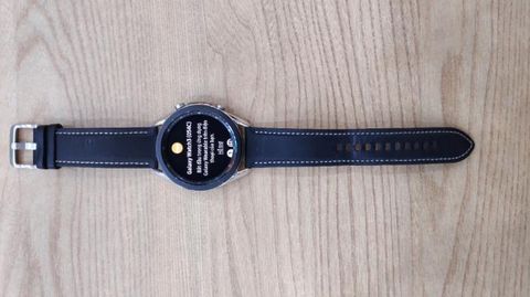 Samsung Galaxy Watch 3 R840, 45mm thép bạc dây da đen