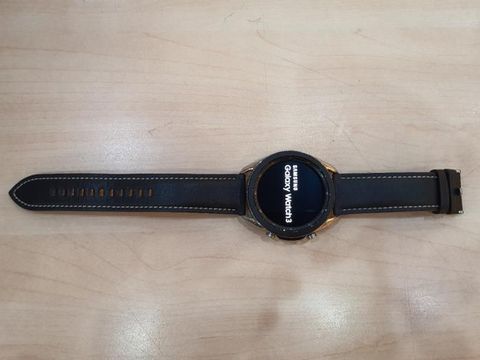 Samsung Galaxy Watch 3 R840, 45mm thép bạc dây da đen