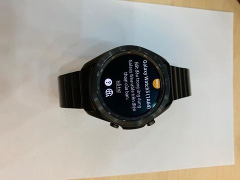 Samsung Galaxy Watch 3 R840, 45mm titanium đen dây thép đen