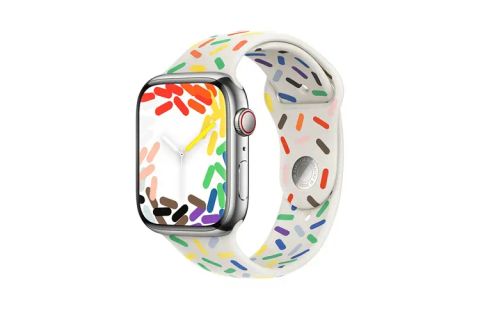 Dây đeo Apple Watch 45mm Cao su Pride Edition