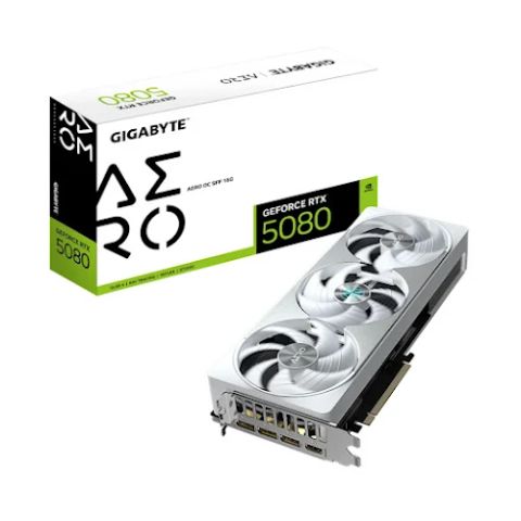 Card màn hình GIGABYTE GeForce RTX 5080 AERO OC SFF