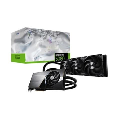Card màn hình MSI GeForce RTX 5080 16G SUPRIM LIQUID SOC