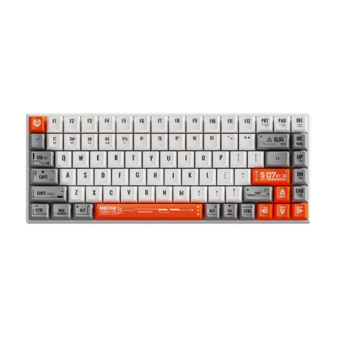 Bàn phím Rapoo không dây V700-8A White Orange