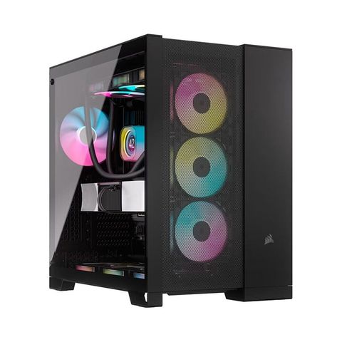 Vỏ máy tính Corsair 6500X Airflow Tempered Glass Black