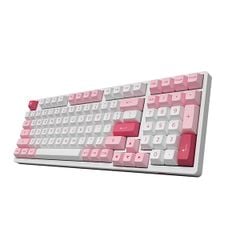 Bàn Phím Cơ Akko 3098b Multi-modes Prunus Lannesiana Wireless Akko Cs Lavender Purple Switch 