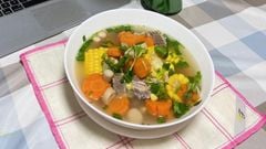  Cách nấu canh bắp hầm sườn non ngon, thanh đạm cho bữa trưa nắng nóng 