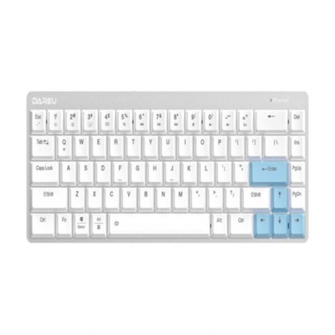 Bàn Phím Cơ Không Dây Dareu Ek868 White 68key