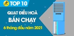  Top 10 Quạt điều hoà bán chạy nhất 6 tháng đầu năm 2021 tại Trung tâm bảo hành 