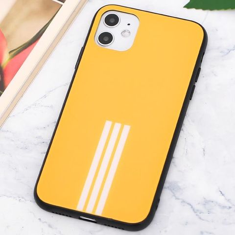 Ốp lưng iPhone 11 nhựa cứng viền dẻo Glass Print JM Cam